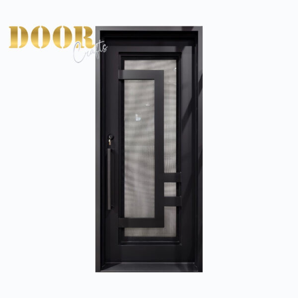 C17-Industrial Metal Door with Louvers