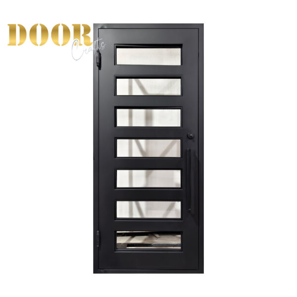 C22-Exterior Metal Door with Double Glass - Image 3